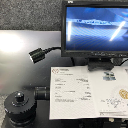 Diamant de laboratoire HPHT 0,5 carat, certificat IGI E VVS1, idéal 2EX 